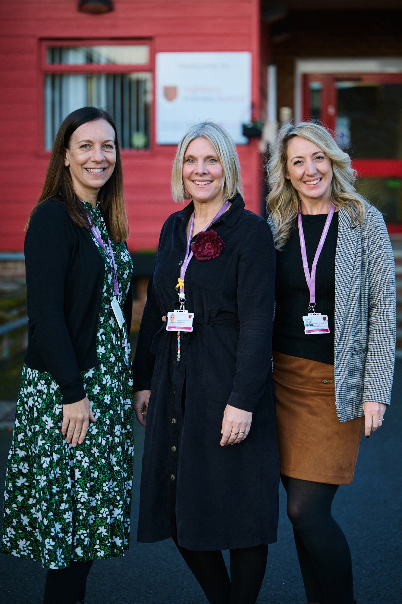 Mrs Watson, Mrs James and Mrs Knight